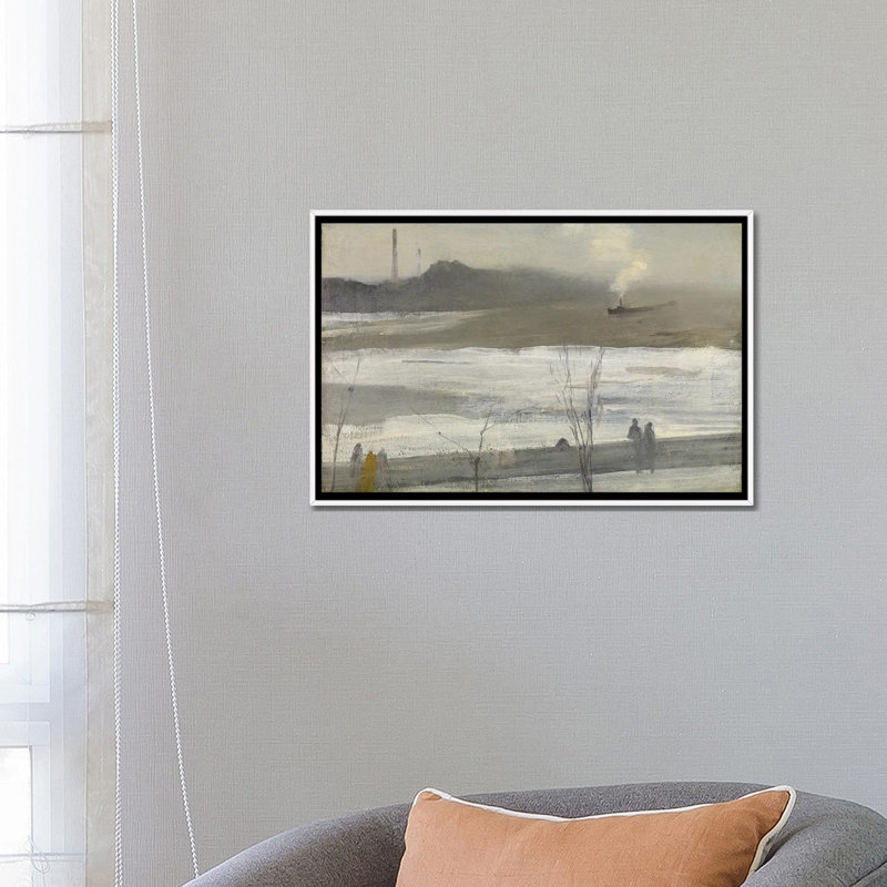 Chelsea In Ice - reproduction d'art murale - toile encadrée, 18 po x 26 po, Toile avec cadre, Blanc
