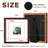 Solid Wood Picture Frame 11X11 With Plexiglass, 4 Pack Set For Wall Mounting Or Tabletop Display, Includes Mat For 8X8 And 4X4 Photos