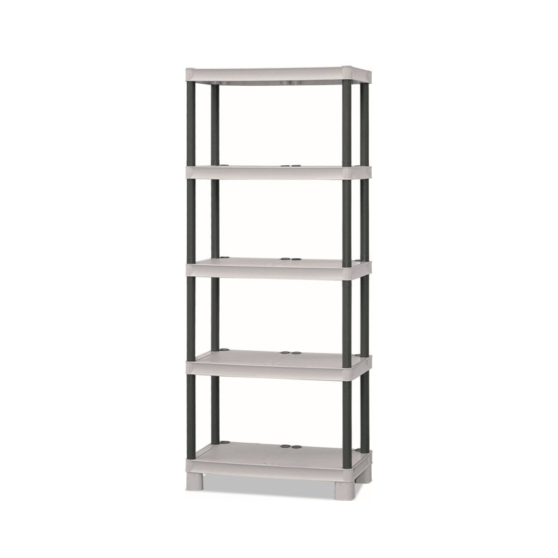70cm W Plastic Height -Adjustable Shelving Unit