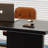 Black Rectangular Solid Wood desk-628449766