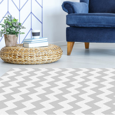 Vinyl Mat Nerses in Grey/White