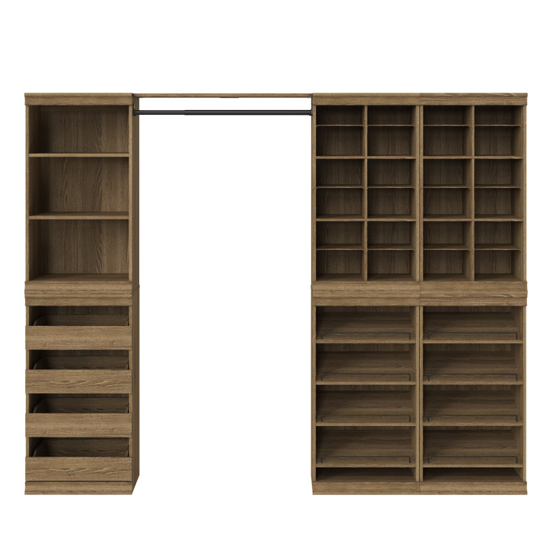 Ensemble de démarrage pour système de placard modulaire l 90,14 po - l 99 po, Sable