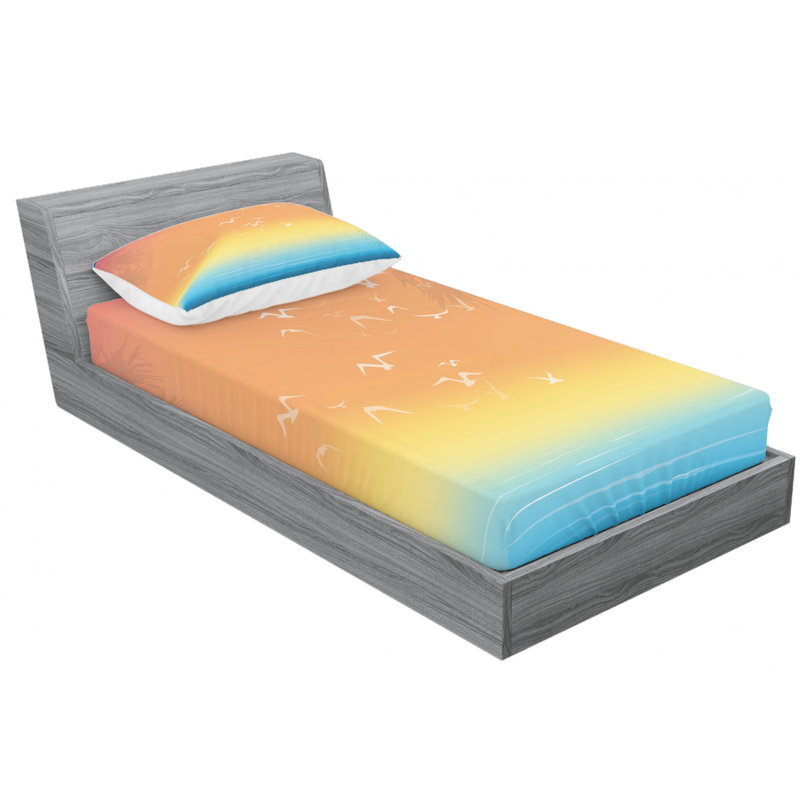 Microfiber Sheet Set, Twin XL Sheet Set with Fitted Sheet