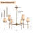 Khloeann 6 - Light Dimmable Round Kitchen Island Chandelier with Cloth Shade
