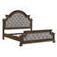 Mobilier de chambre à coucher capitonné arqué capitonné traditionnel traditionnel-541048065