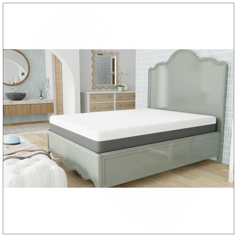 10 Inch Medium Firm Mattress With Cooling Cover, Twin