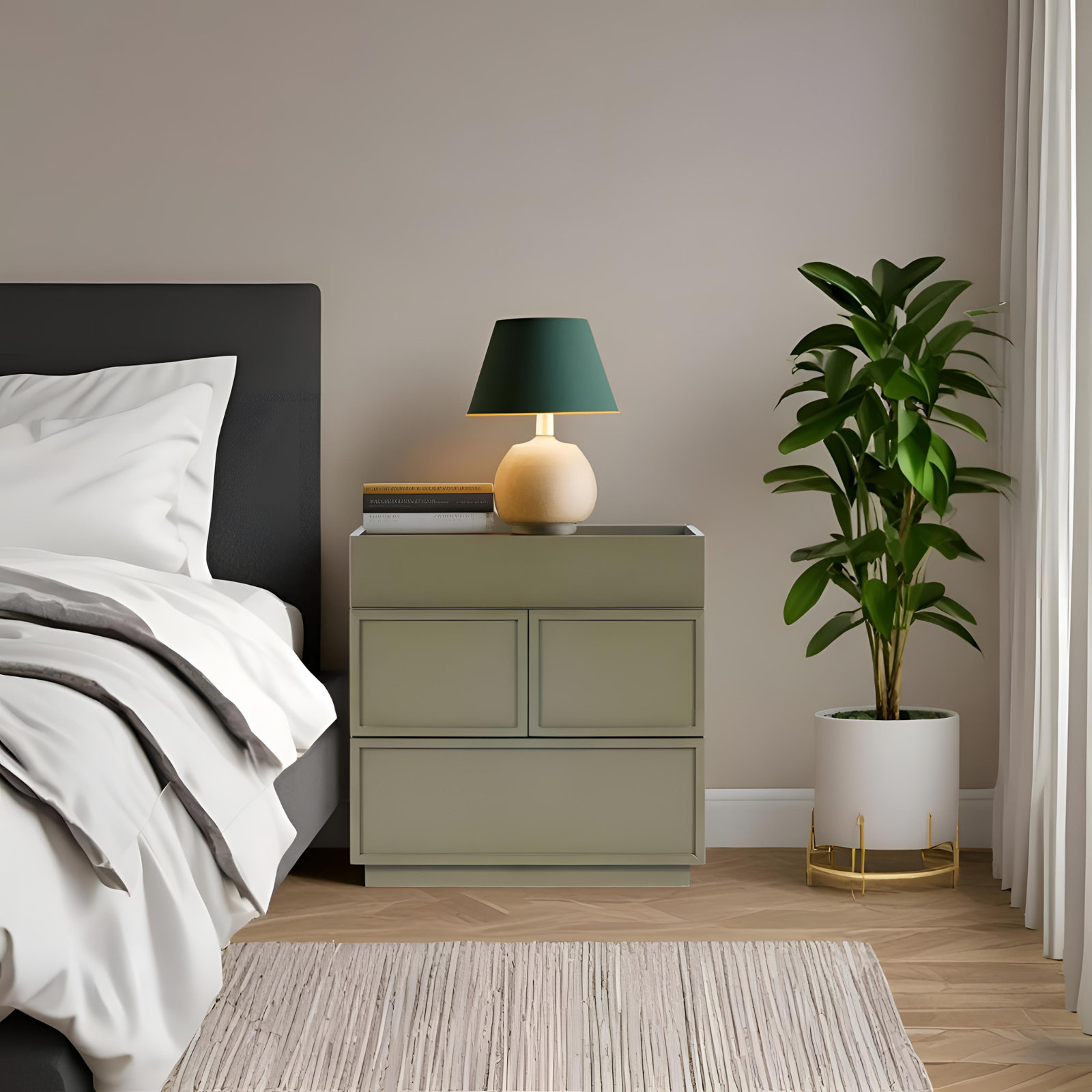 Odyssey Nightstand, Green