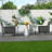 3-Piece Dining Set with Cushions