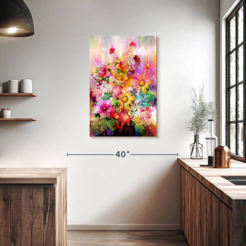 Fleurs Harnek, H 36 po x l 24 po