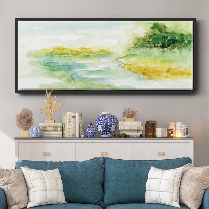 Dreamy Inlet- Framed Canvas