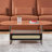 Simple oval storage coffee table-106546932