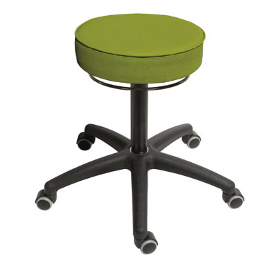 Khoury Adjustable Height Ergonomic Stool Wheels