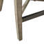 Élégant tabouret de comptoir pivotant, siège rembourré de mousse, pieds en bois massif, tabouret de revêtement gris avec dossier rembourré, gris, capacité de 300 lb-278869446