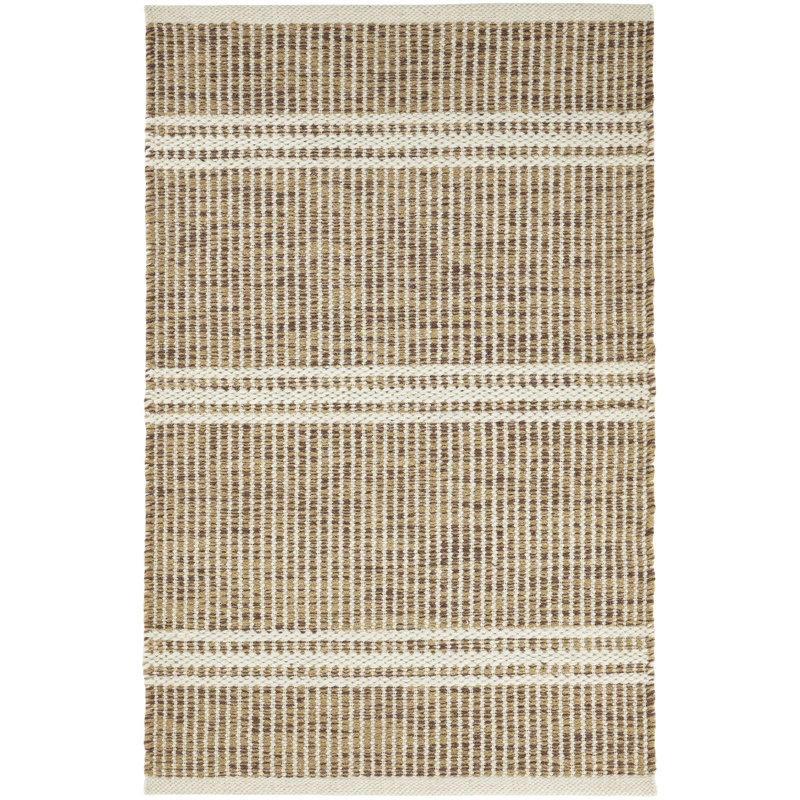 Malta Handwoven Wool Rug, Rectangle 3' x 5', Natural
