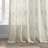 Alefiyah Embroidered Faux Linen Sheer Curtains for Bedroom & Living Room Window Curtain Single Panel Drape-1598854930-1598854932