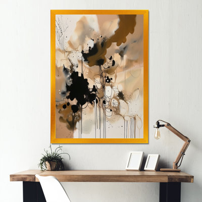 " Brown Colorful Symmetry IV " Color Photography Print