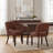 Modern Upholstered Dining Chairs with Solid Wood Legs, Set of 6-626671139