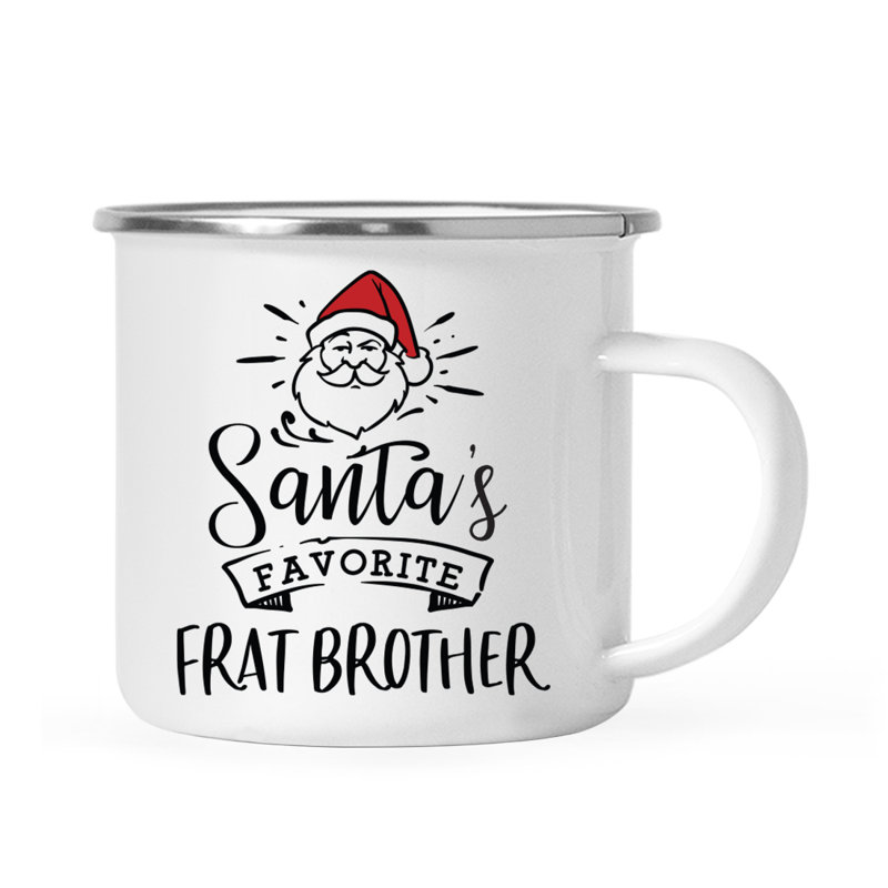 Tasse de camping militaire Yunus Santa's Favorite, Membre d'une fraternité