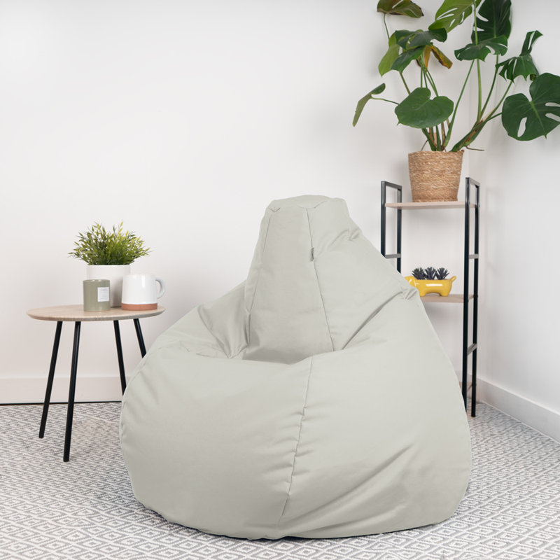 Outdoor Friendly Classic Bean Bag, Silver