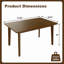 Table de salle à manger Rustic Farmhouse