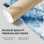 Abstrait marbre bleu abstrait I, reproduction d'art moderne sans cadre-18005416