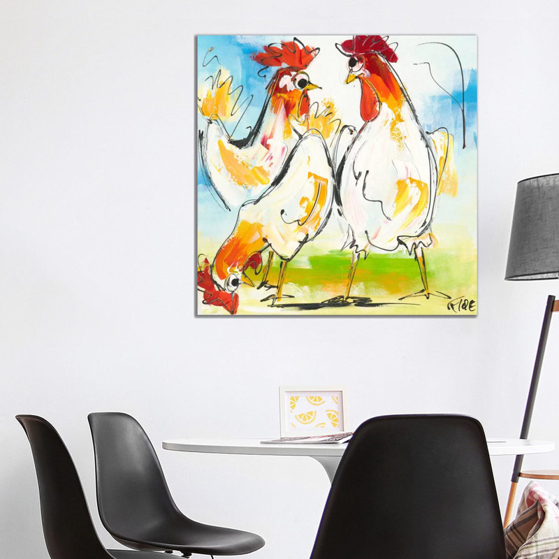 Tokkie II 1 Piece Wrapped Canvas Painting, 93.98 cm H x 93.98 cm W x 3.175 cm D