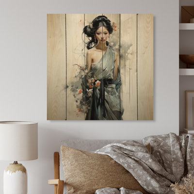 " Asian Art Geishas Grace VII "