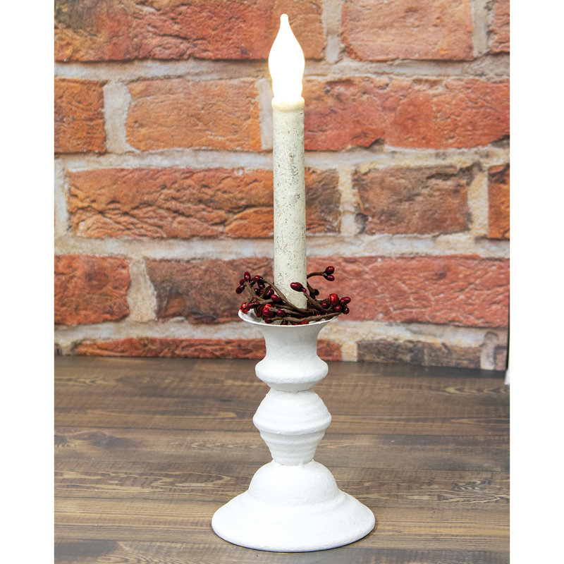 Accessoires de bougie de table en métal H 5,75 po