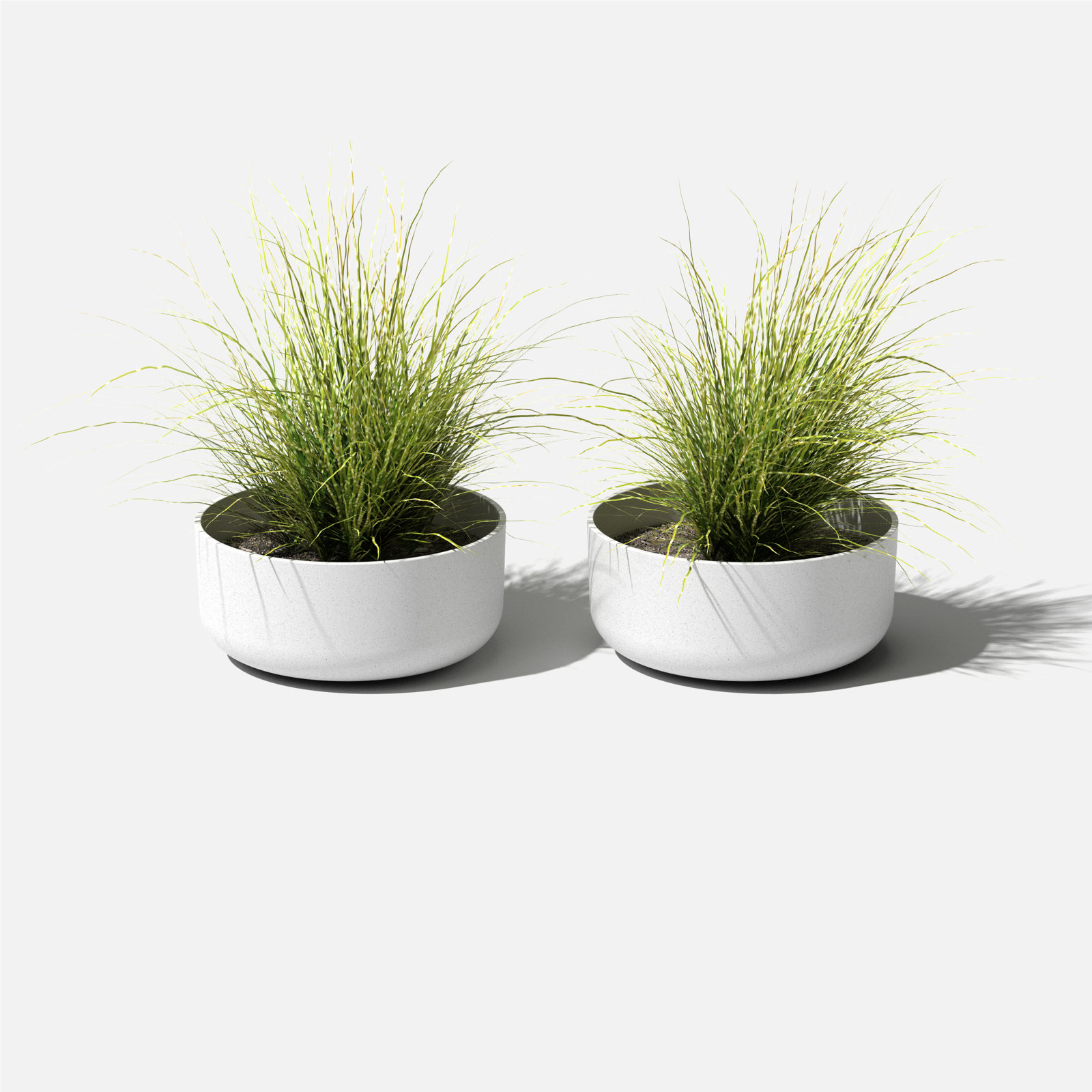 Mason Series Kona Bowl Planter, 2, White