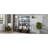 3-Shelf Metal Bookcase with Drawers for Office, Open Bookcase, Vintage Industrial Style Bookcase with LED-600656333