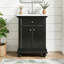 Meuble-lavabo moderne 24 po avec tiroir basculant-483183587