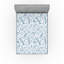 Ambesonne Surfboard Fitted Sheet 2-Pack Doodle Summertime Full Petrol Blue Slate Blue-106771774