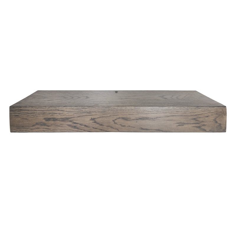 Krystallynn Oak Solid Wood Accent Shelf, 6" H x 44" W x 4" D