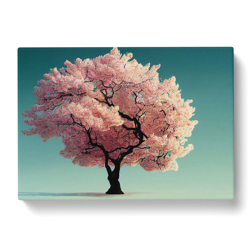 Pretty Cherry Blossom Tree - Wrapped Canvas, 40cm H x 60cm W x 3cm D