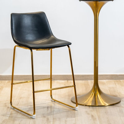 Kodina Nia Leather Counter & Bar Stools