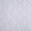Protège-matelas matelassé en coton percale