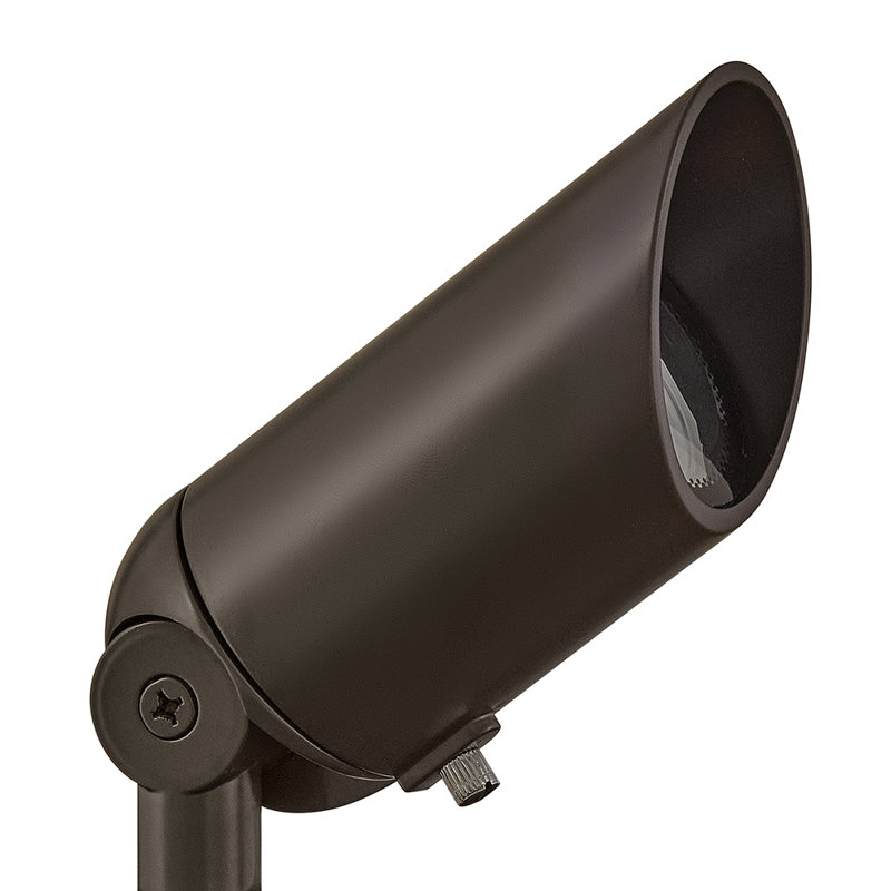 Accent Spot Low Voltage Hardwired Spot Light, Bronze, 50w MR-16 Bulb