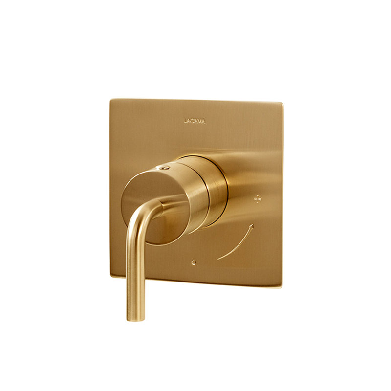 Progressive Compact Pressure Balancing Mixer, Brushed Gold