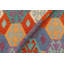 Tapis gris / vert en laine noué à la main de 5 pi 9 po x 7 pi 7 po Cedorah Southwestern