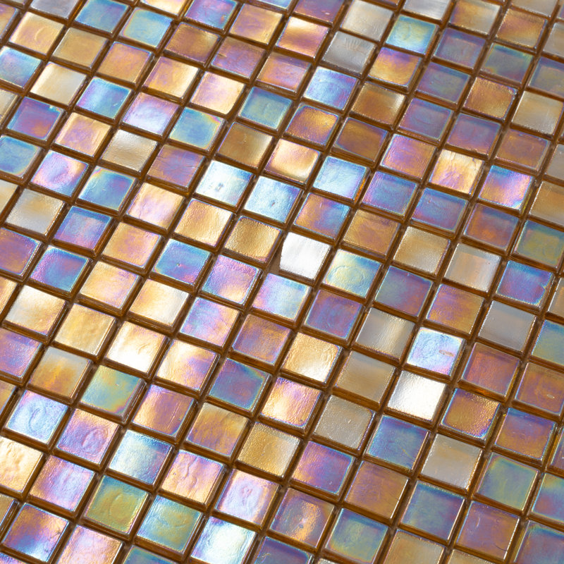 Carreau de mosaïque pour mur et plancher en verre 0,6 po x 0,6 po Skosh