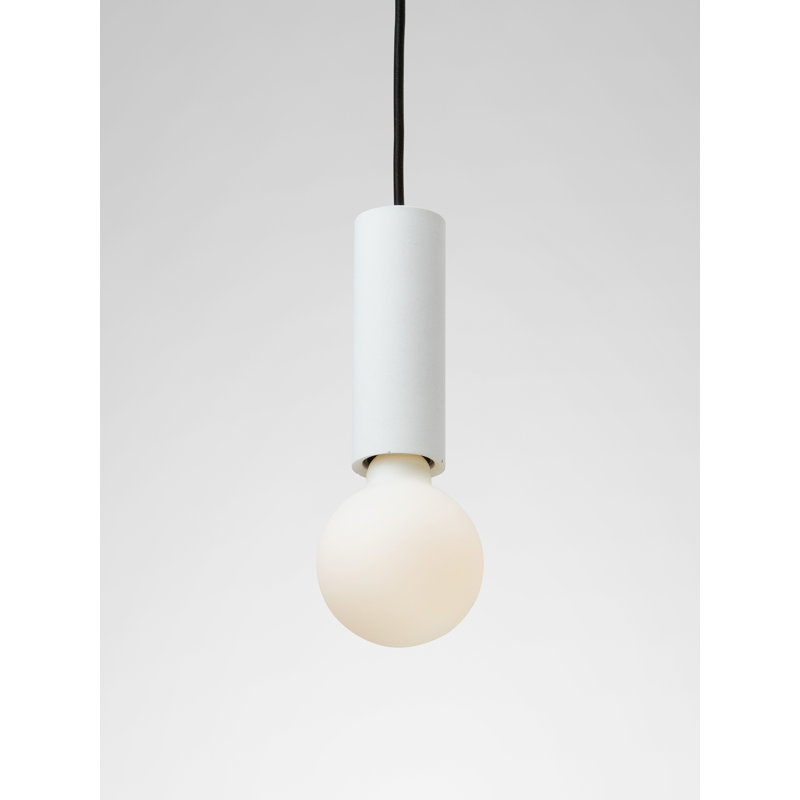 Abriona 1 - Light Bulb Pendant, White