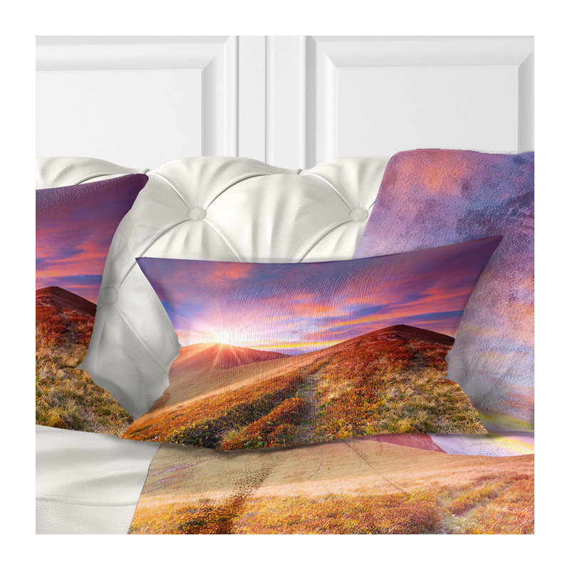 Coussin lombaire de l’herbe et des nuages