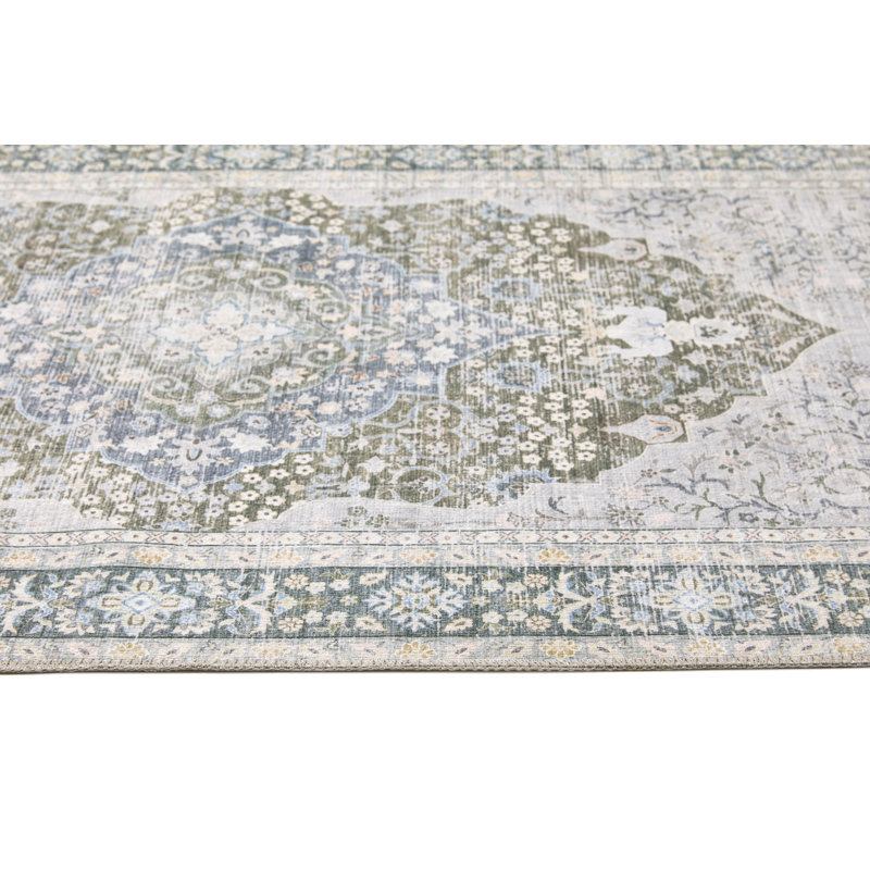 Bremerton Oriental Machine Printed Area Rug, Rectangle 80 x 150cm