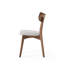 Hana Mid-Century Modern Rubberwood Dining Chair With Upholstered Seat-713088467-732930944
