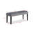 1Pc Gray Black Bench Dining Room Velvet Fabric Upholstery Kitchen Dining Wooden Furniture