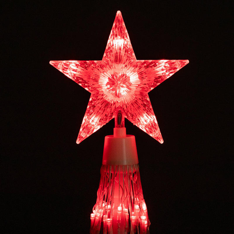Décoration d'extérieur à DEL, H 72 po x l 28 po x p 28 po, Rouge