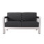 Causeuse d'extérieur 55,25 po avec coussins-918963370