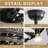Vergel - 20 inches Caged Style Retro Indoor 8 Blade Standard Ceiling Fan with LED Light Kit Included