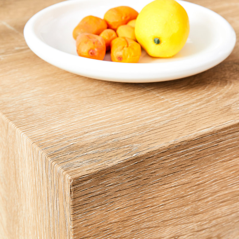 Stylish Coffee Table, Spacious Top Exquisite Look, Rectangular Platform, Wood