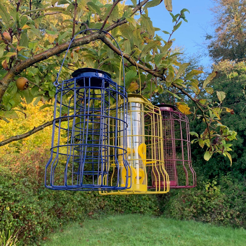 Laguiole Metal Hanging Tube Bird Feeder